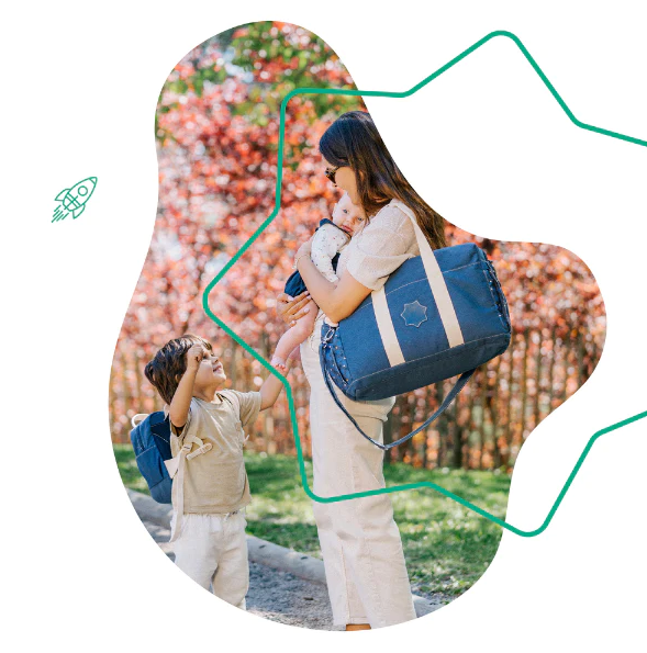 Badabulle geanta mamici Bowling