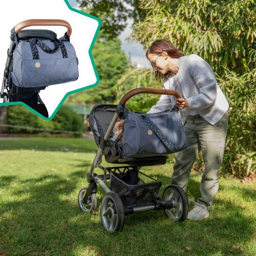 Badabulle geanta mamici pentru scutece Pocketstyle 0m+ Blue Imagine secundară a produsului