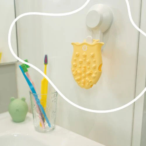 Badabulle perie de masaj din silicon pentru scalpul bebelusului 0m+