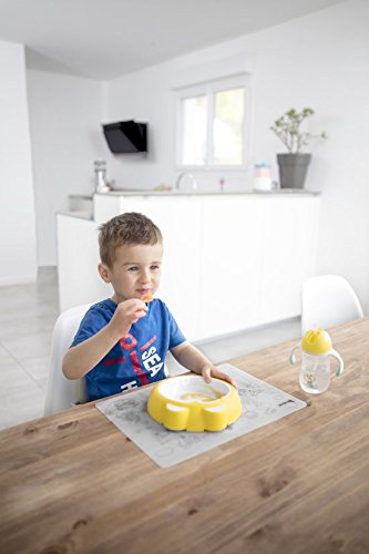 Badabulle Farfurie anti-alunecare 6m+ Sunshine Yellow B005210 03