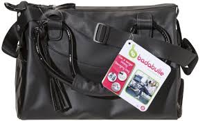 Badabulle geanta mamici Glossy Negru Imagine secundară a produsului