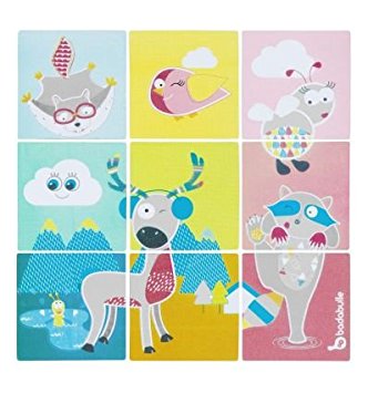 Badabulle puzzle pentru baita cu 9 piese 0m+ B023010 01
