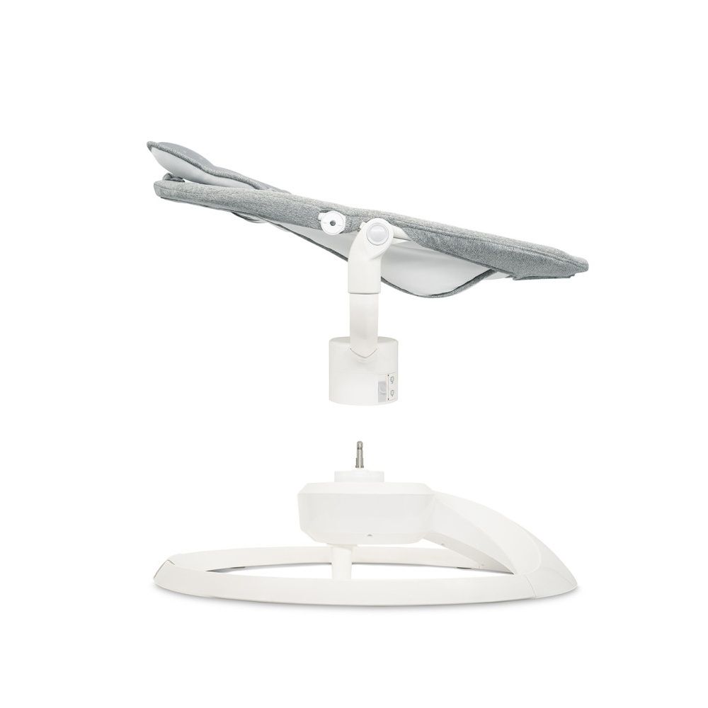 Momi balansoar electric PEARL cu sezut rotativ 360 grade 0-9 kg Grey