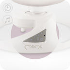 Momi balansoar electric PEARL cu sezut rotativ 360 grade 0-9 kg Grey