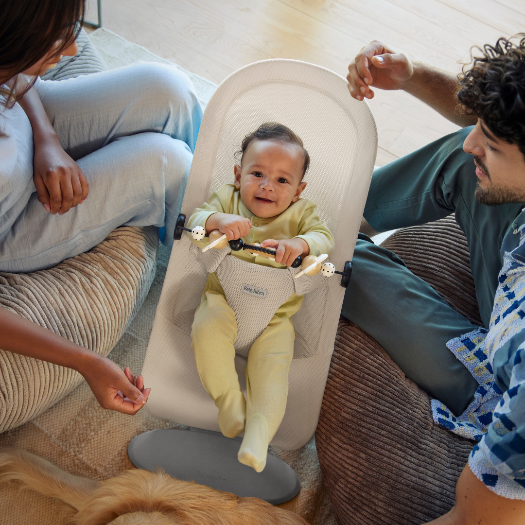 BabyBjorn balansoar Begin 0-9 luni Airy Soft, Mesh