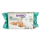 Bambo Nature Servetele umede Ecolabel 80 bucati 0m+
