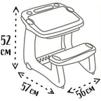 Smoby banca scolara Magical Desk cu accesorii 3 ani+
