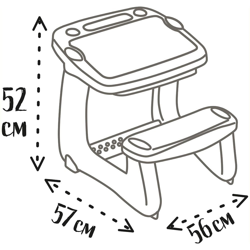 Smoby banca scolara Magical Desk cu accesorii 3 ani+