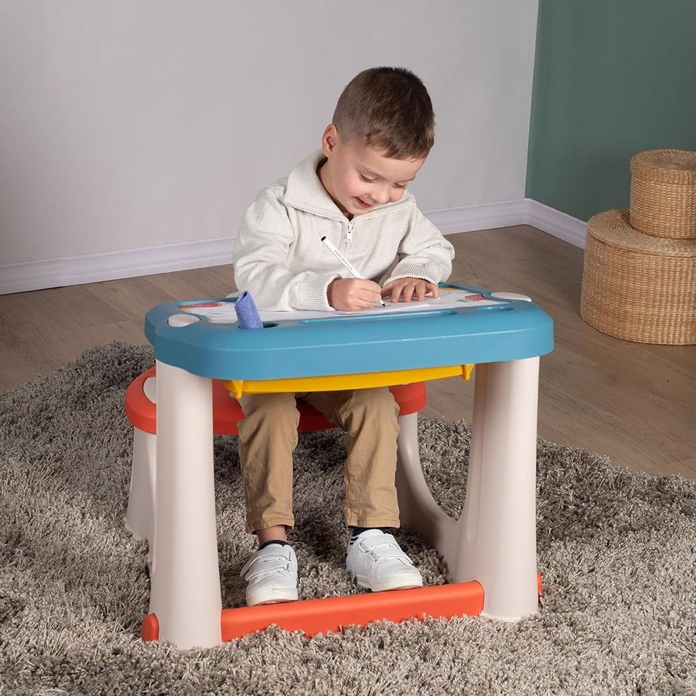 Smoby banca scolara Magical Desk cu accesorii 3 ani+