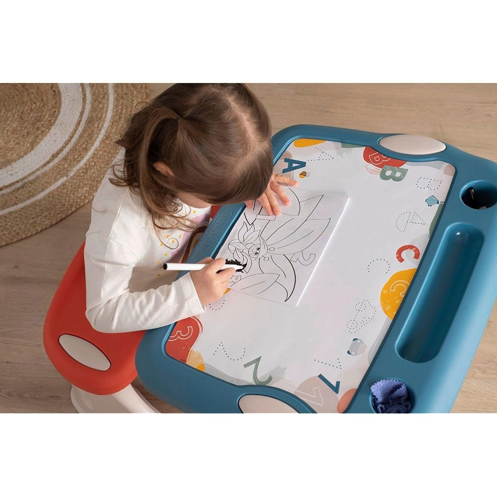 Smoby banca scolara Magical Desk cu accesorii 3 ani+