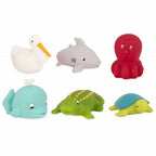Battat set 6 jucarii de baie 10m+, Animale marine BT2605Z 01