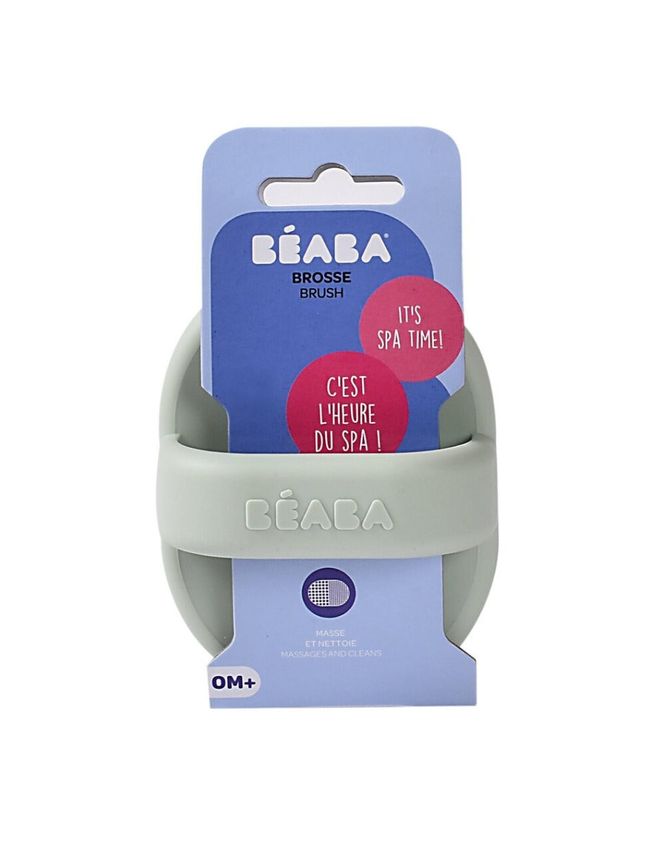 Beaba perie de imbaiat din silicon 0m+ Misty Green
