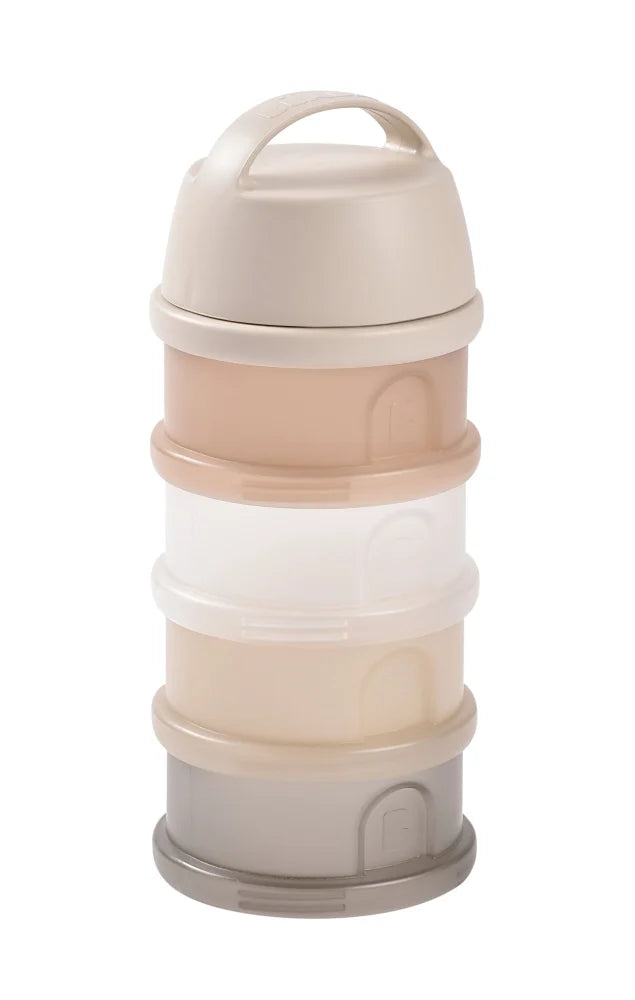 Beaba recipient lapte praf cu 4 compartimente 0m+ Transparente Clay