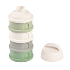 Beaba recipient lapte praf cu 4 compartimente 0m+ Sage Green