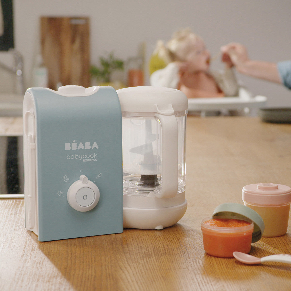 Beaba robot de bucatarie Babycook Express Baltic Blue