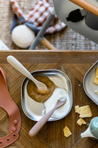Beaba set 2 lingurite silicon 4m+ Clay
