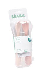 Beaba set 2 lingurite silicon 4m+ Cotton