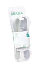 Beaba set 2 lingurite silicon 4m+ Nature