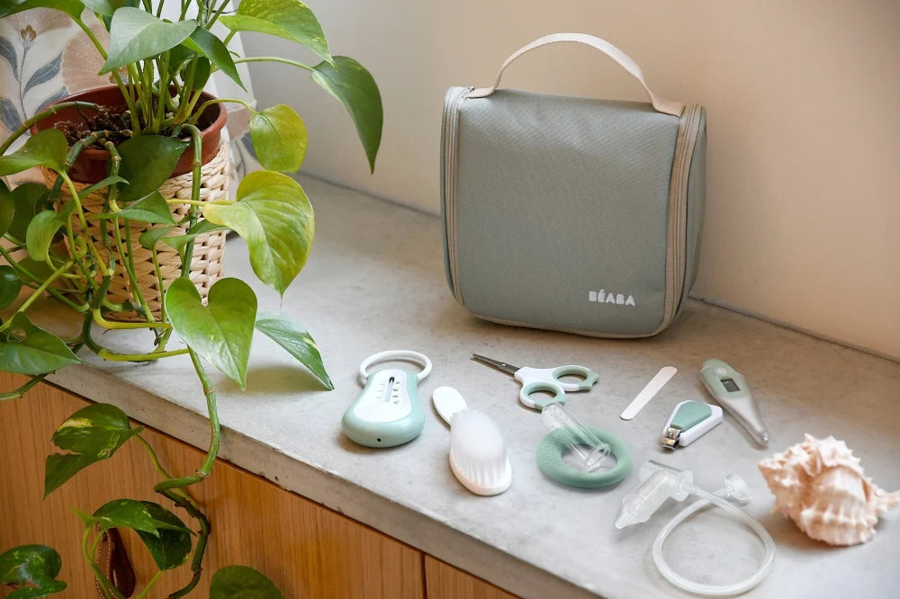 Beaba set de ingrijire 10 piese 0m+ Sage Green