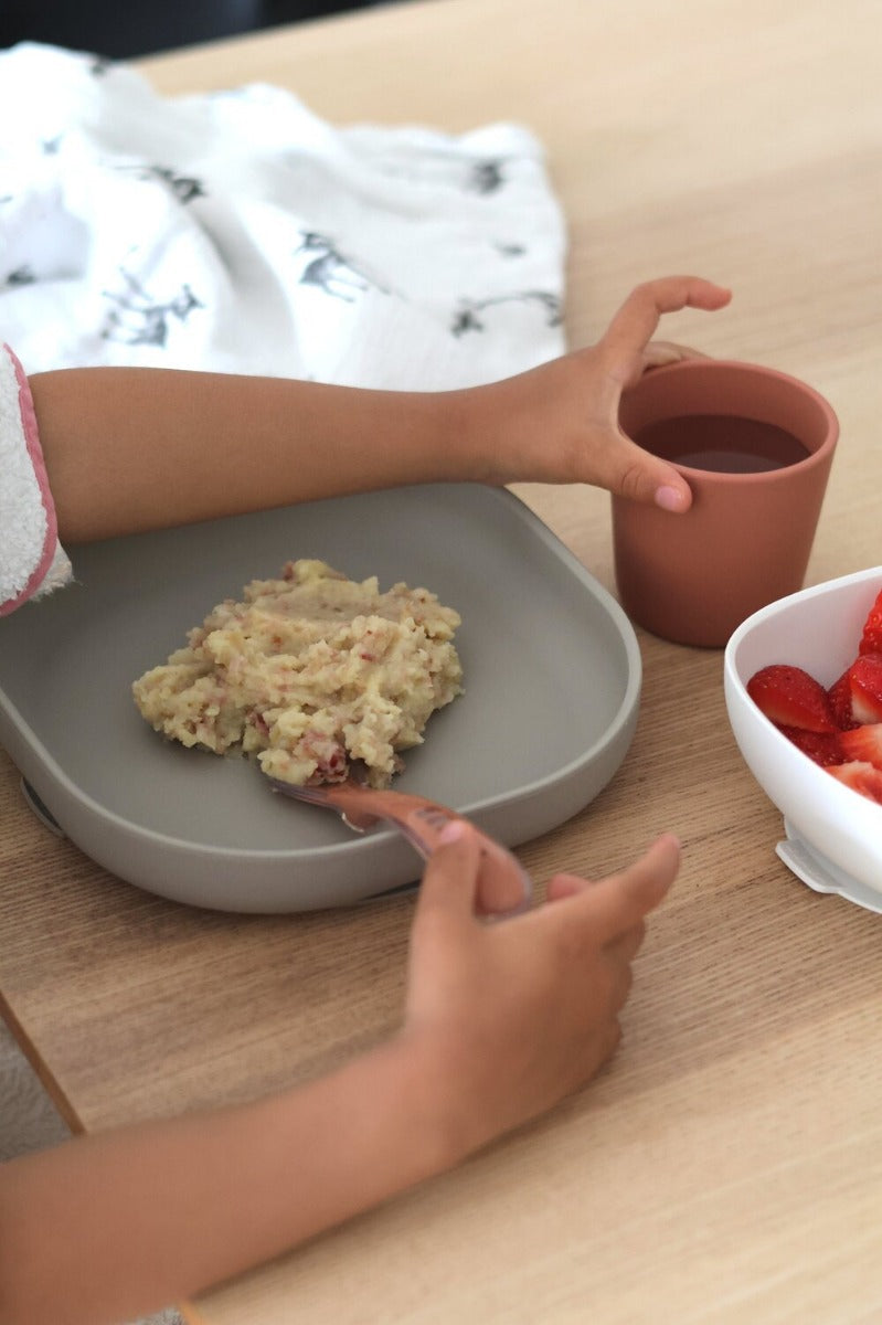 Beaba set de masa silicon 4 piese 4m+ Terracotta