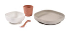 Beaba set de masa silicon 4 piese 4m+ Terracotta