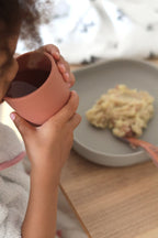 Beaba set de masa silicon 4 piese 4m+ Terracotta