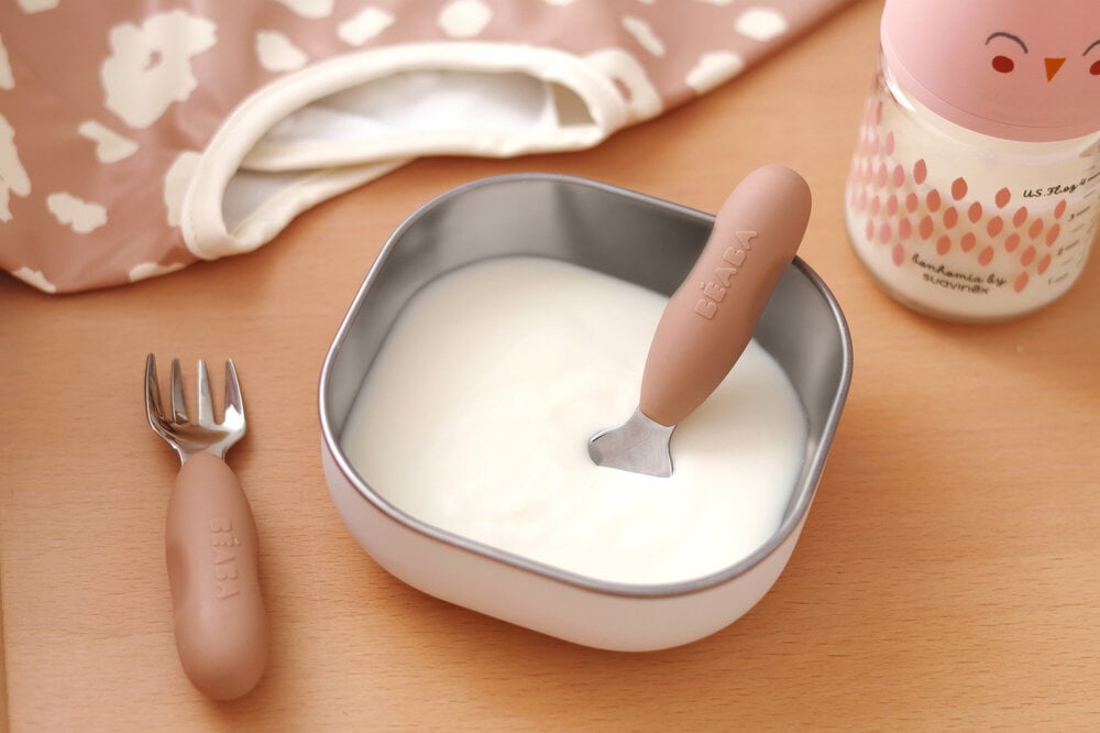 Beaba set tacamuri inox 10m+ Praline