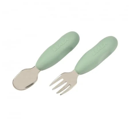 Beaba set tacamuri inox 10m+ Sage Green Imagine principală a produsului