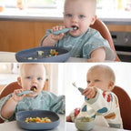 Beaba set tacamuri inox 10m+ Sage Green