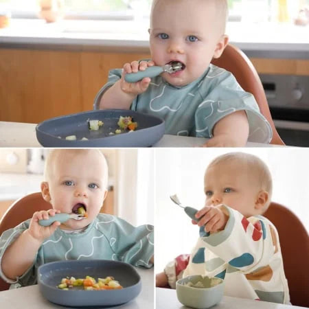 Beaba set tacamuri inox 10m+ Sage Green