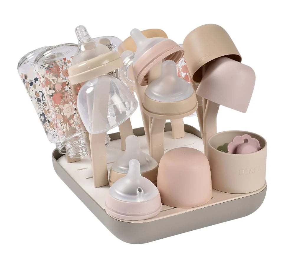 Beaba uscator biberoane pliabil 0m+ Forest Clay