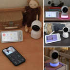 Beaba video monitor digital cu lumina de veghe + Wi-Fi ZEN Night Light - White