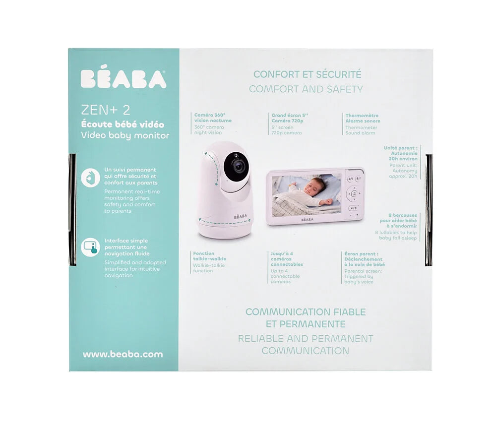 Beaba video monitor digital ZEN+ 2 White