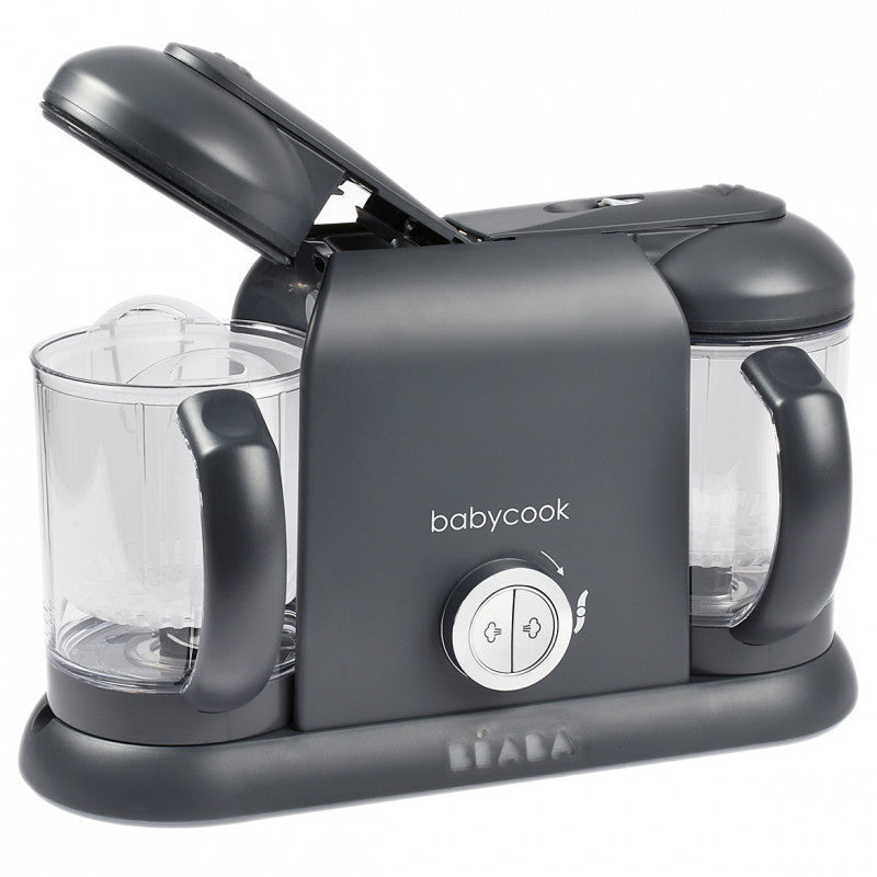 Beaba Babycook Plus aparat de gatit mancare bebelusi 4in1, Dark Grey Imagine secundară a produsului