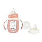 Beaba biberon de invatare  2in1 de 210 ml 12m+, Old Pink 01