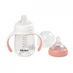Beaba biberon de invatare 2in1 pentru 4m+, Roz B913478 01