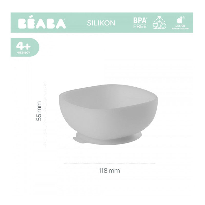 Beaba bol silicon cu ventuza 6m+