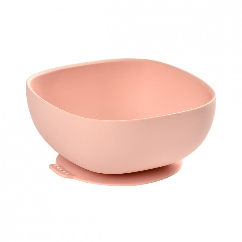 Beaba bol silicon cu ventuza 6m+, Roz B913440 01