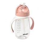 Beaba canita cu pai de 300 ml pentru 8m+, Roz 01