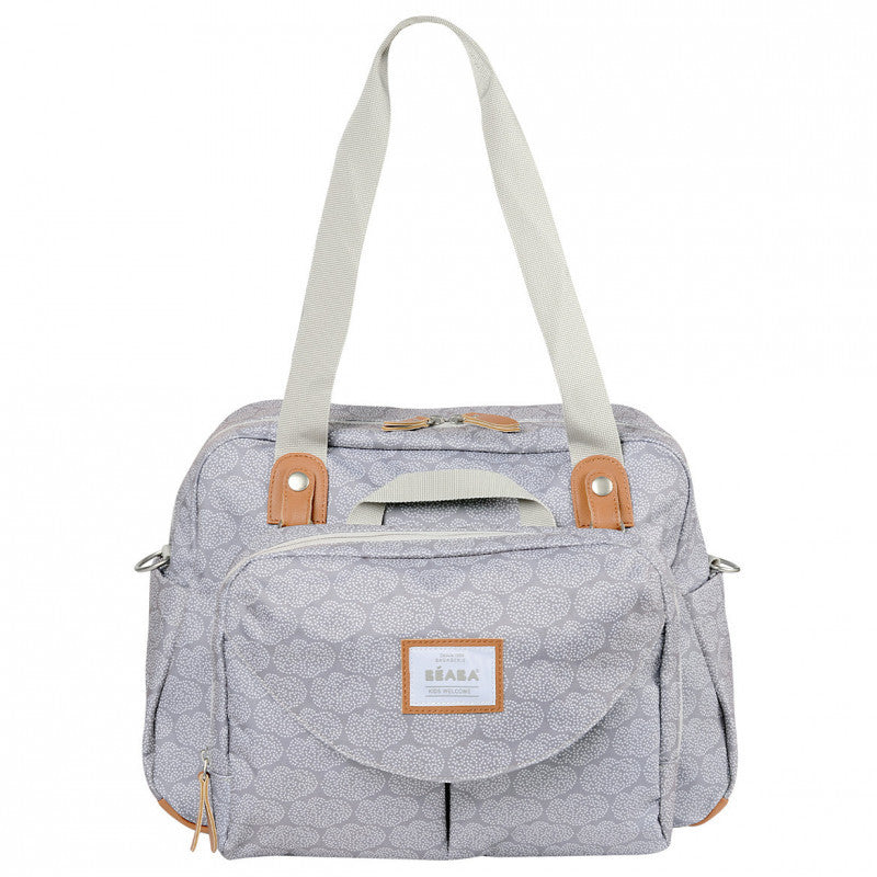 Beaba geanta mamici Geneva II, Tiny Clouds Grey  B940258 01 Imagine principală a produsului