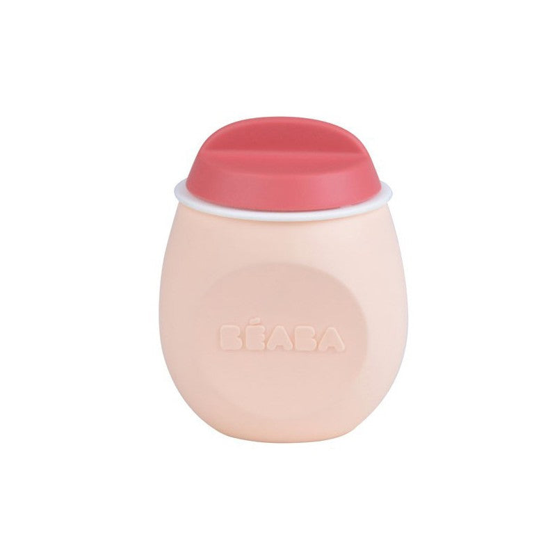 Beaba recipient alimente silicon Squeez 180 ml 4m+, Roz B912622.01