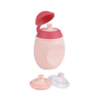 Beaba recipient alimente silicon Squeez 2 in 1 de 180 ml 6m+, Roz B912620.01