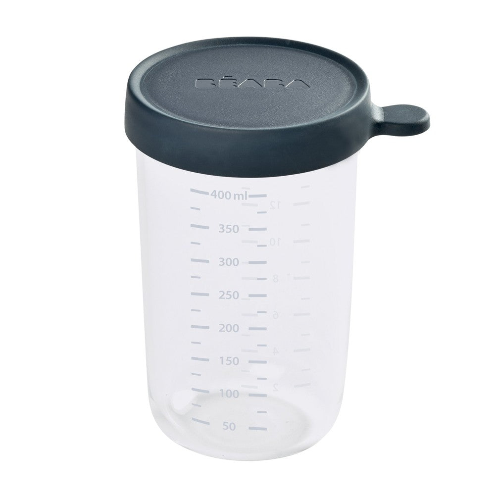 Beaba recipient ermetic sticla 400ml, Albastru B912694.02