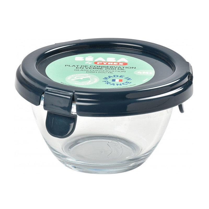 Beaba recipient ermetic sticla Pyrex, Dark Blue B780500 01