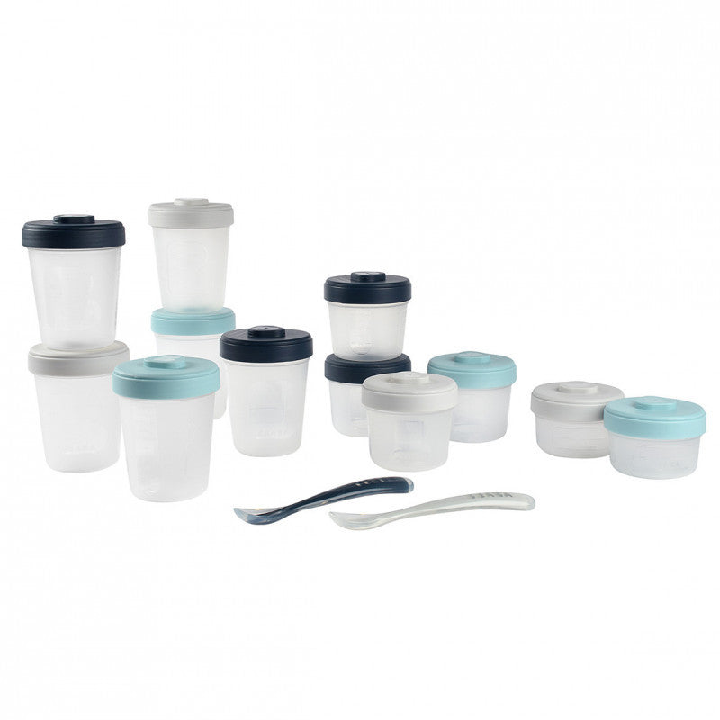 Beaba set 12 recipiente hrana 01