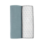 Beaba set 2 museline bumbac organic 120x120 cm 0m+, 01