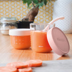 Beaba set 2 recipiente ermetice din sticla 150 ml si 250 ml 02