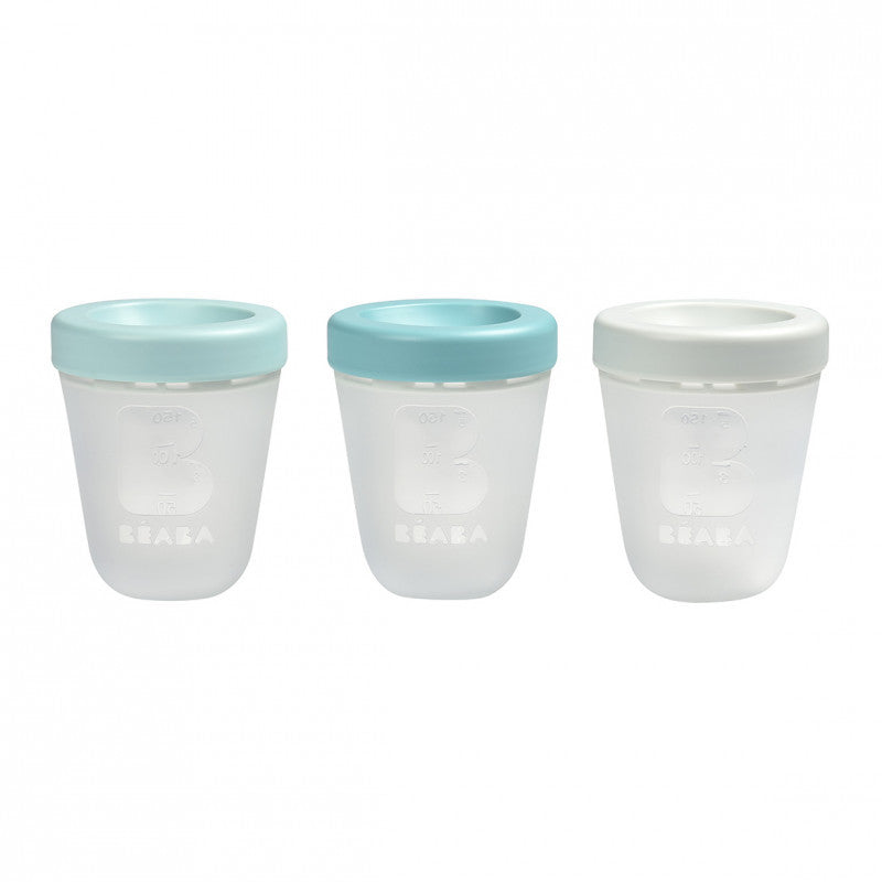 Beaba set 3 recipiente silicon 200 ml 02