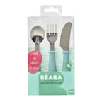 Beaba set 3 tacamuri inox pentru 12m+