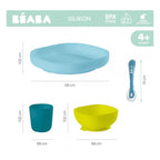 Beaba set de masa silicon 4 piese 4m+